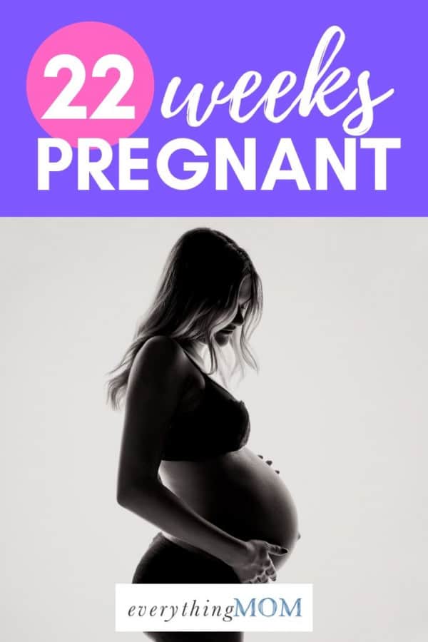22 weeks pregnant silhouette black and white woman
