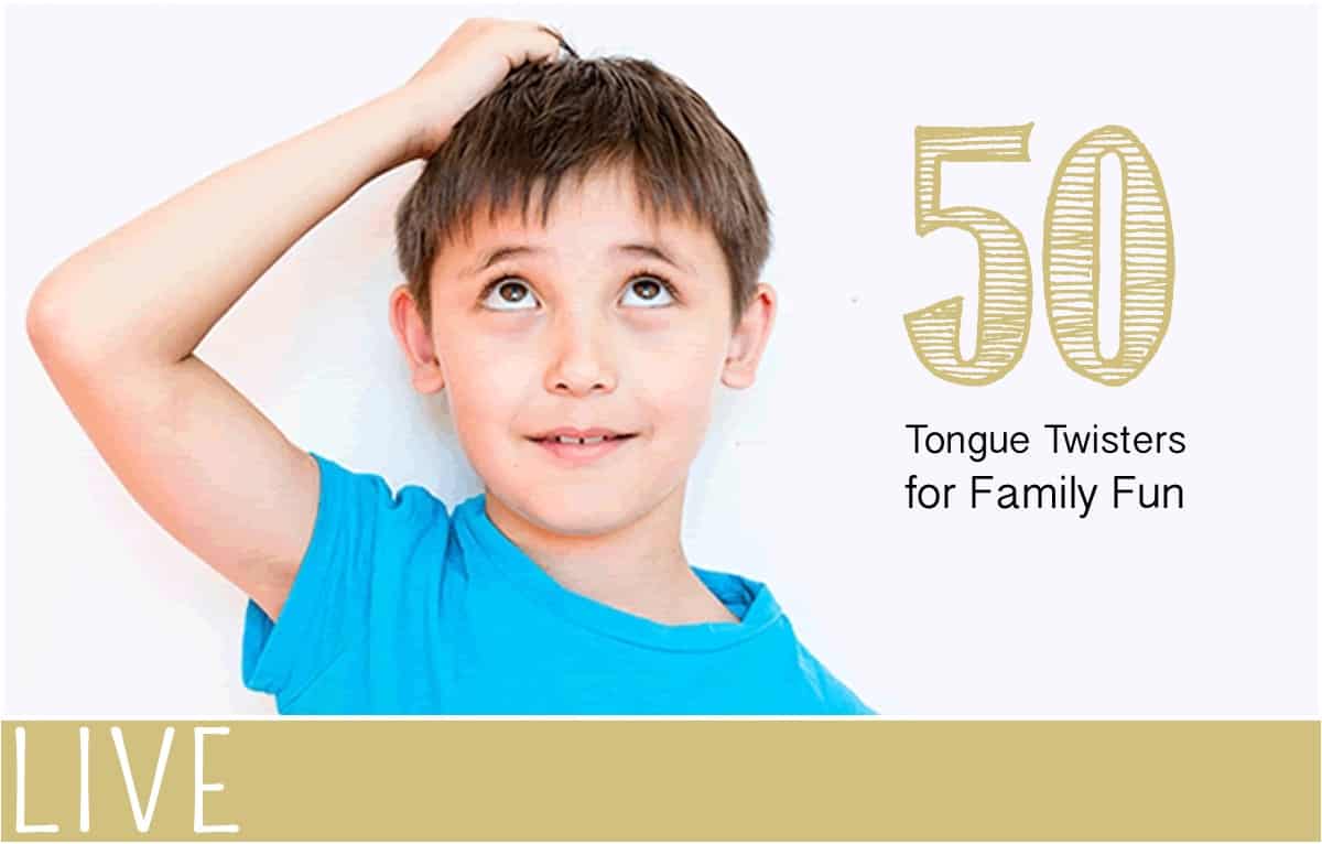  50 Tongue Twisters for Family Fun | EverythingMom