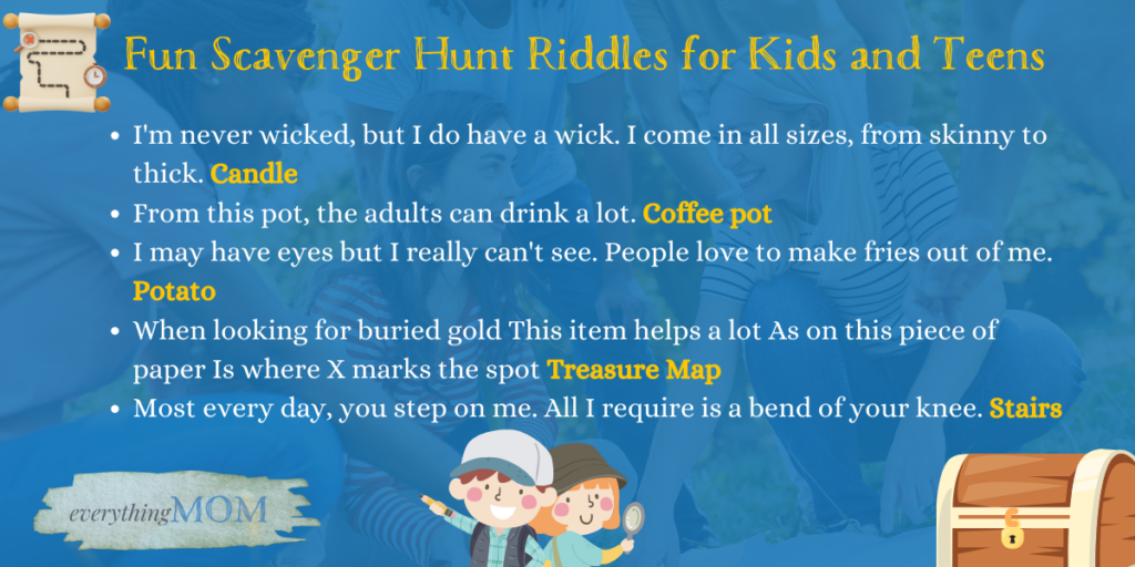 Fun Scavenger Hunt Riddles for Kids and Teens