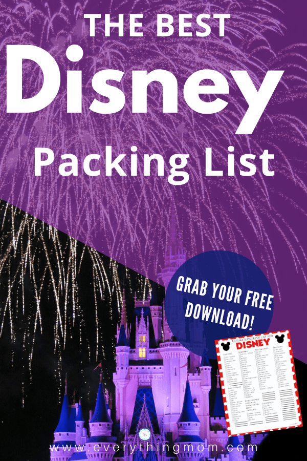Walt Disney World Packing List