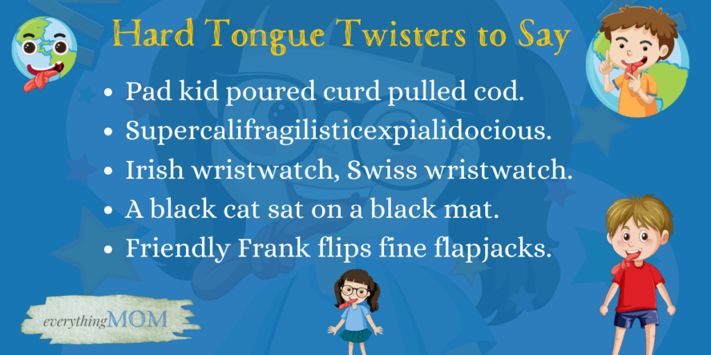 Hard Tongue Twisters to Say