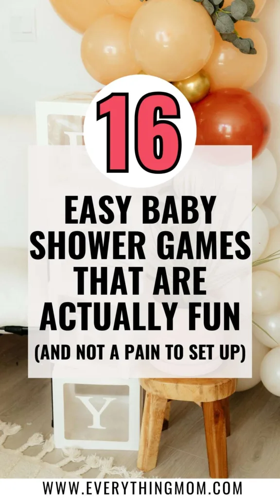 baby shower games