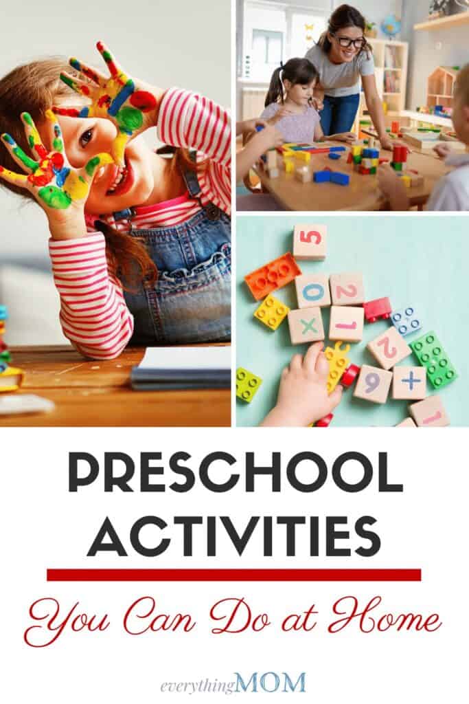 Preschool Activities You Can Do at Home