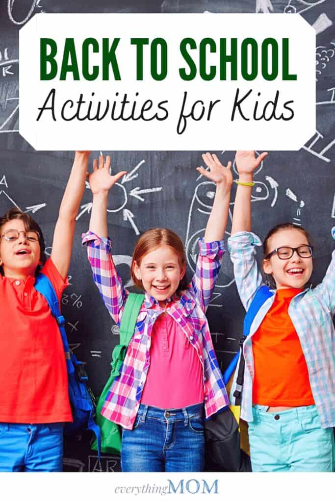 Back to School Activities for Kids