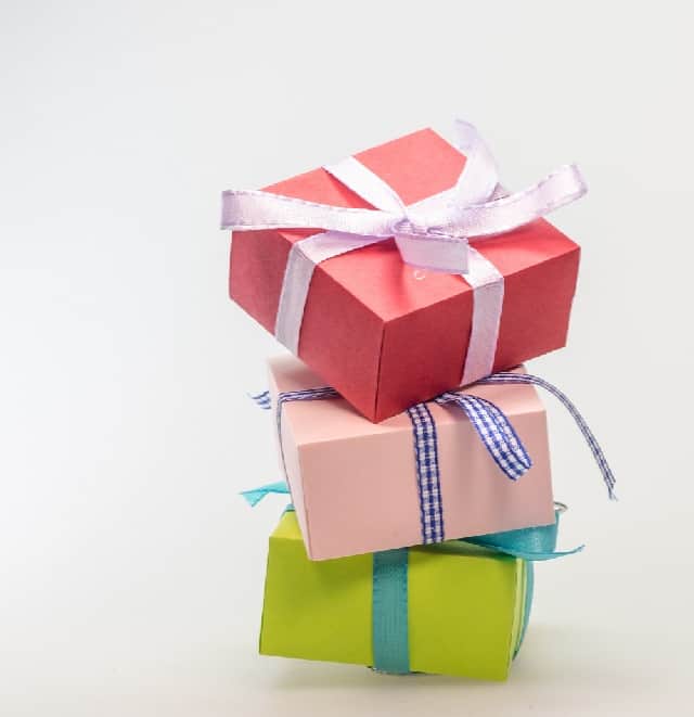 Christmas Gift Wrap Stack