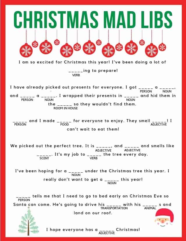 christmas games for kids