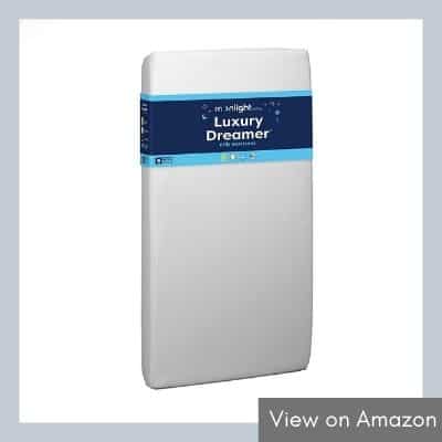 Moonlight Slumber Luxury Dreamer Cooling Dual-Sided Memory Foam Crib Mattress