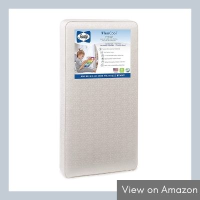 Sealy Baby Flex Cool 2-Stage Dual-Sided Toddler & Baby Crib Mattress