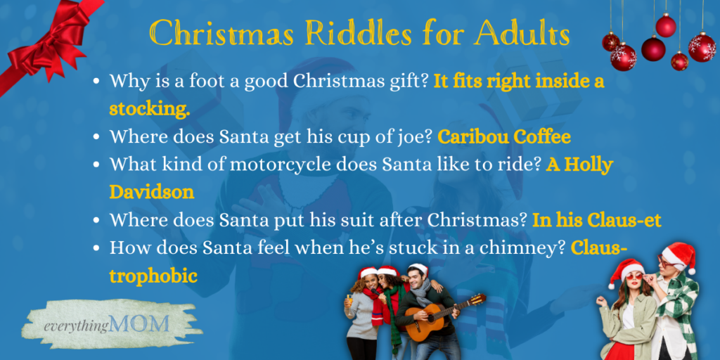 Christmas Riddles for Adults