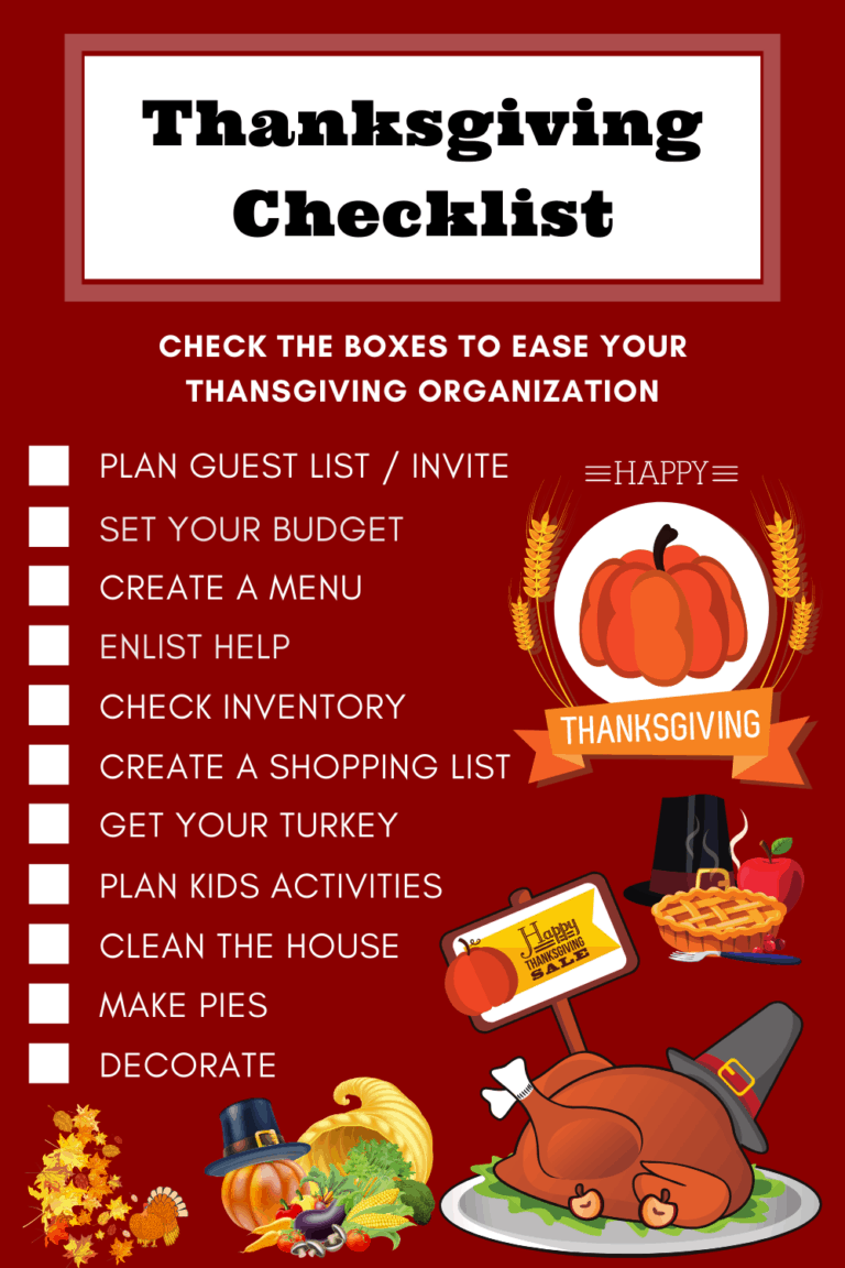 Thanksgiving Checklist 11 Must to Do for This Thanksgiving
