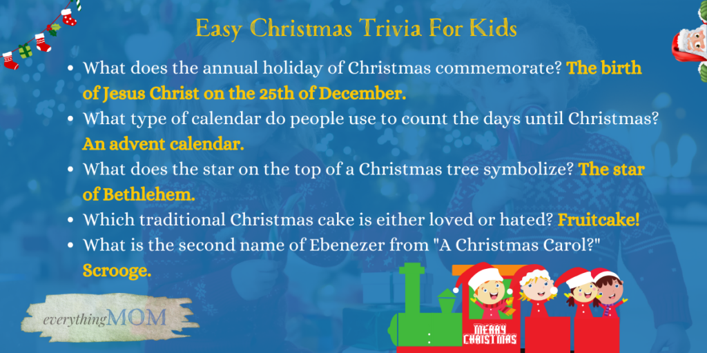 Easy Christmas Trivia For Kids