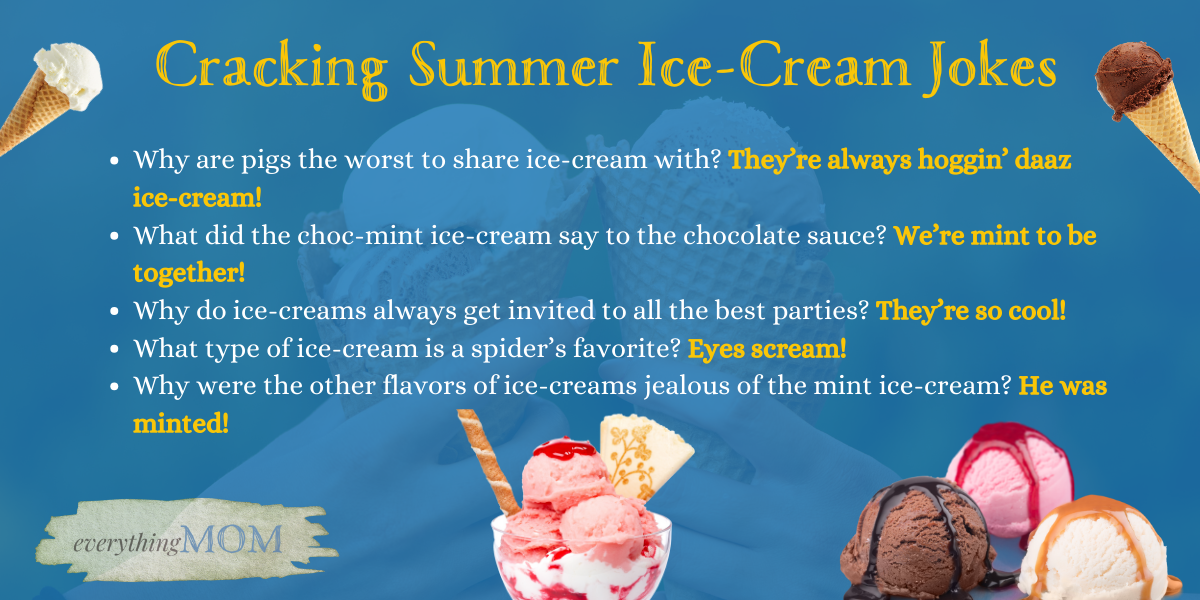 97+ IceCream Jokes for the Summer EverythingMom