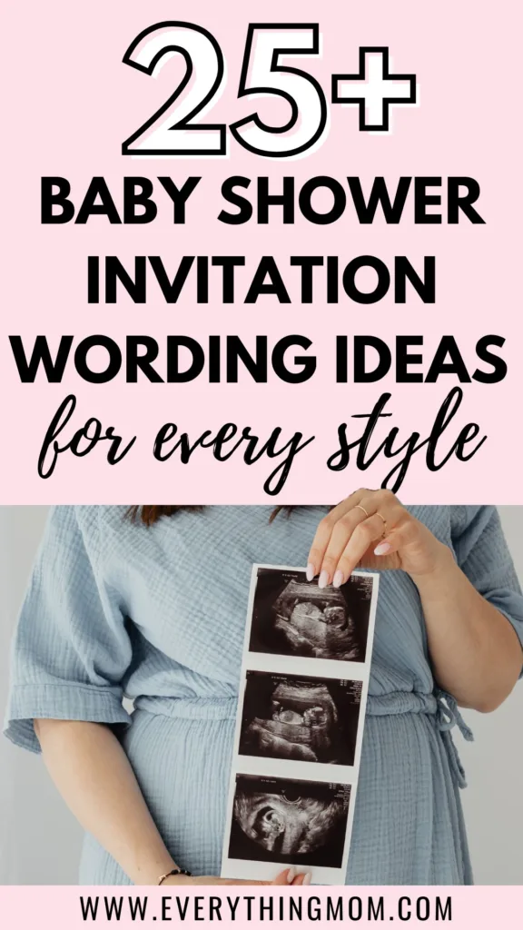 baby shower invitation wording ideas