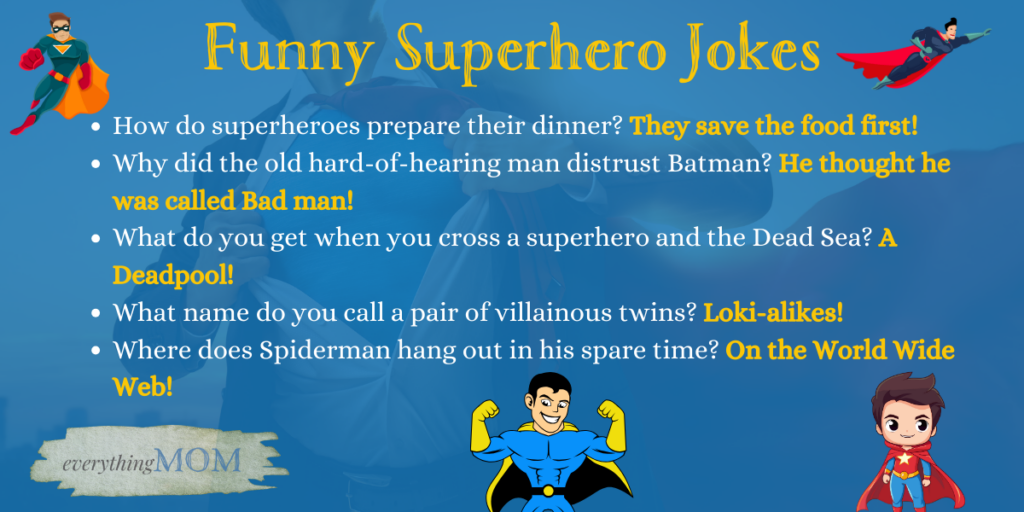 Funny Superhero Jokes