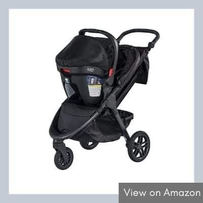 Britax B-Free Travel System with B-Safe Endeavors Infant Car Seat