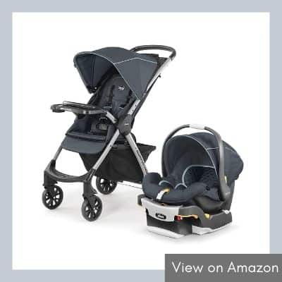 Chicco Mini Bravo Plus Travel System with KeyFit 30 Infant Car Seat