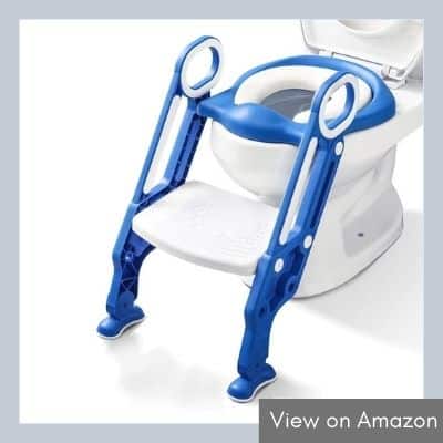 DuDuEase Potty Training Toilet Seat with Step Stool Ladder