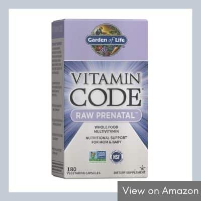 Garden of Life Vitamin Code Raw Prenatal Multivitamin