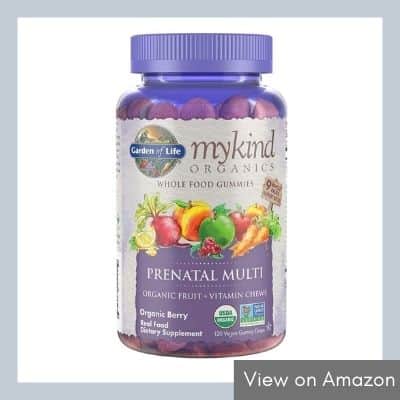 Garden of Life mykind Organics Prenatal Gummy Vitamins