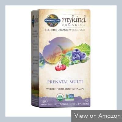 Garden of Life mykind Prenatal Multi Wholefood Multivitamin