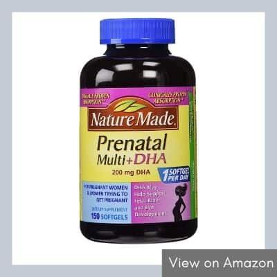 NatureMade Prenatal Multi+DHA Capsules