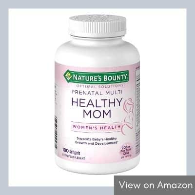 Nature's Bounty Healthy Mom Prenatal Dietary Supplement