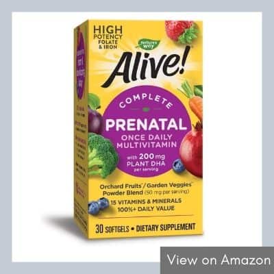 Nature's Way Alive! Prenatal Multivitamin