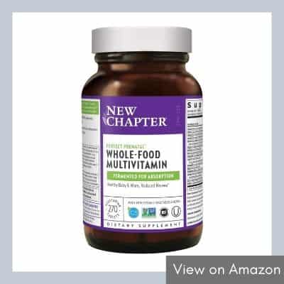 New Chapter Perfect Prenatal Organic Vitamins