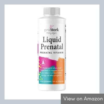 Pink Stork Organic Liquid Prenatal Vitamins