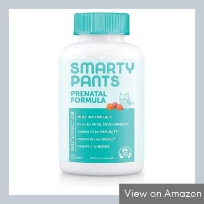 SmartyPants Prenatal Formula Daily Gummy Multivitamin