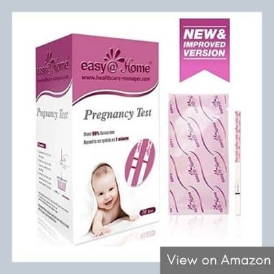 Easy@Home 20 Pregnancy Test Strips Kit