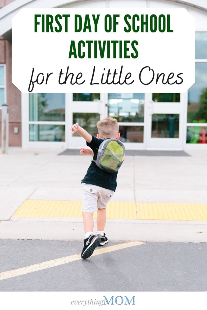 Fun First Day of School Activities for Little Ones