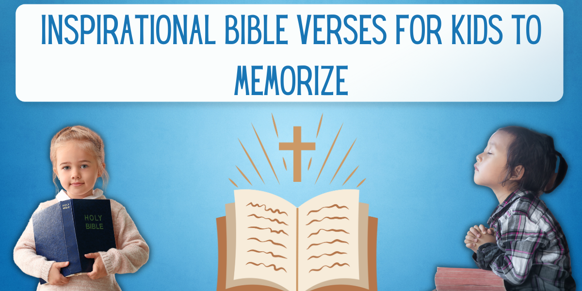 inspirational bible verses for kids
