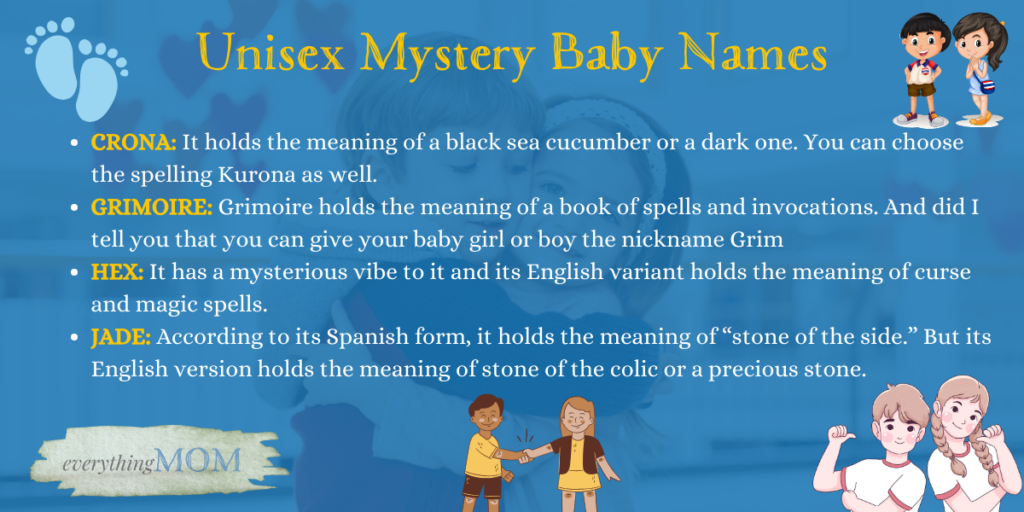 Unisex Mystery Baby Names