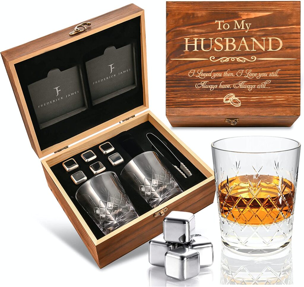 Crystal Whiskey Glass Set