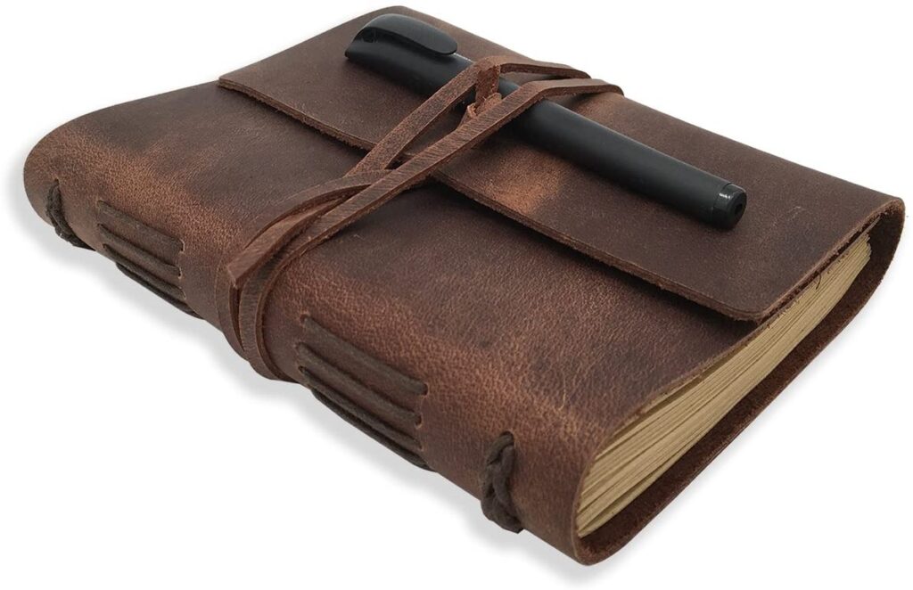Leather Journal Writing Notebook