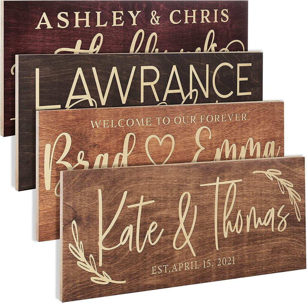 Personalized Wedding Sign