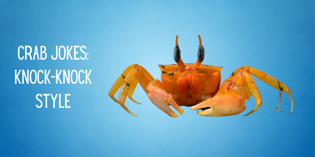 CRAB JOKES Knock-Knock Style