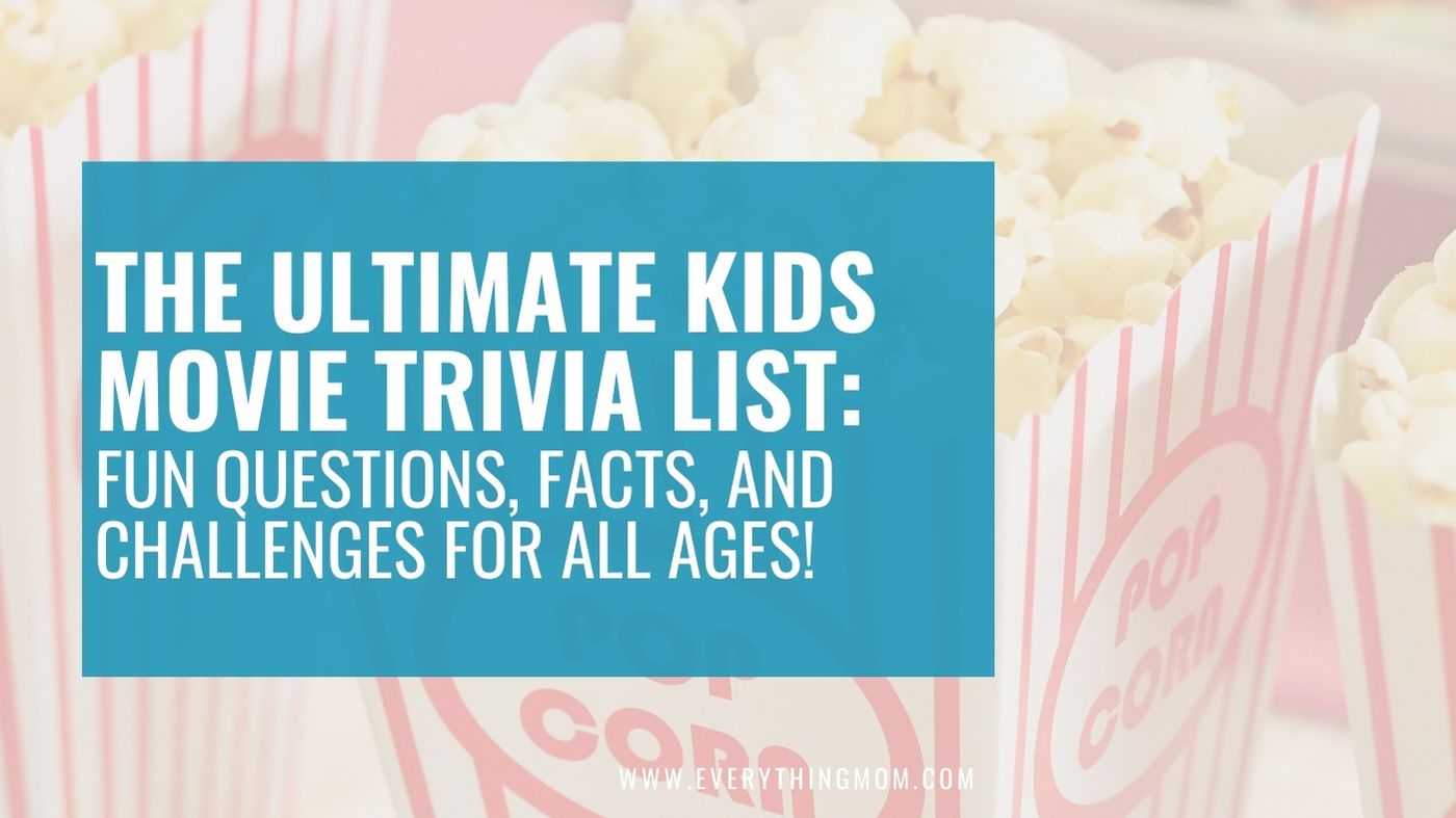 The Ultimate Kids Movie Trivia Guide: 20+ Fun Questions, Facts, and Challenges for All Ages