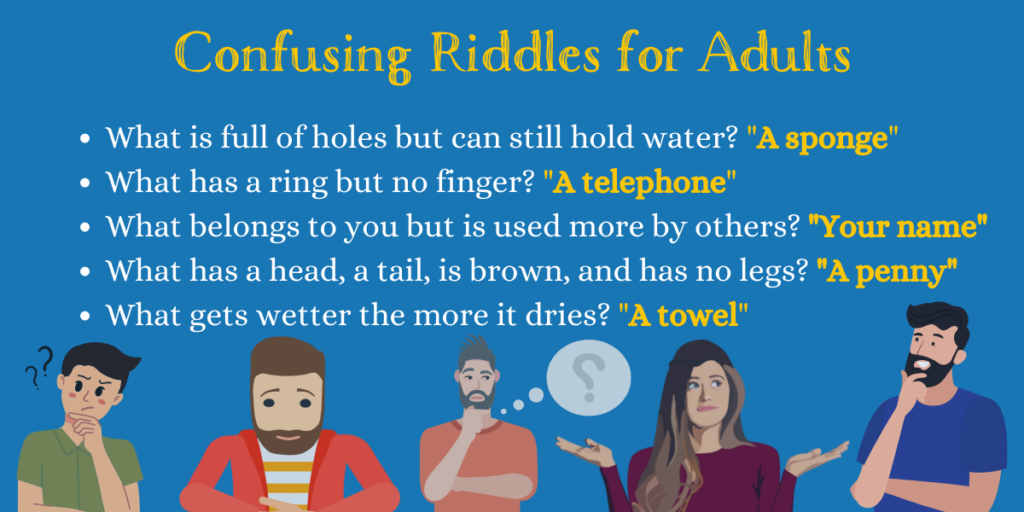 Confusing Riddles for Adults