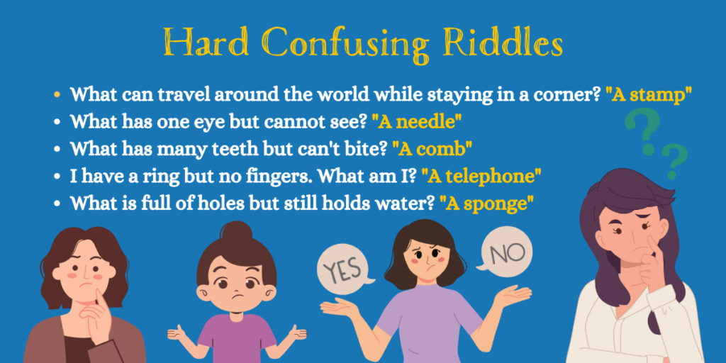 Hard Confusing Riddles