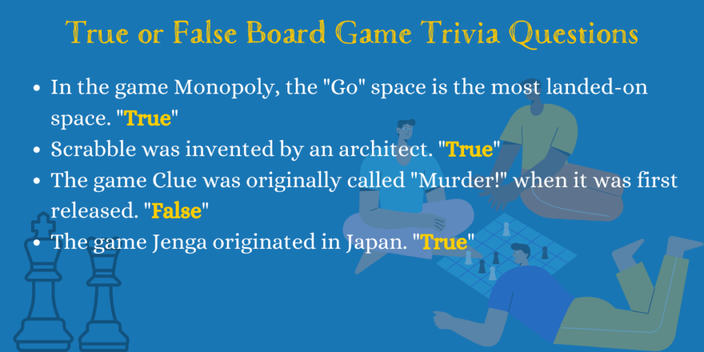 True or False Board Game Trivia Questions