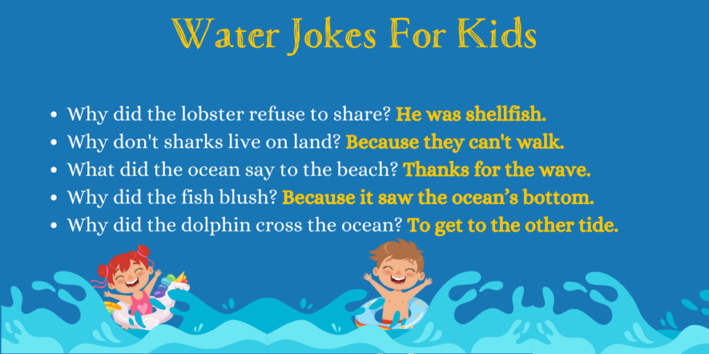 Water Jokes For Kids
