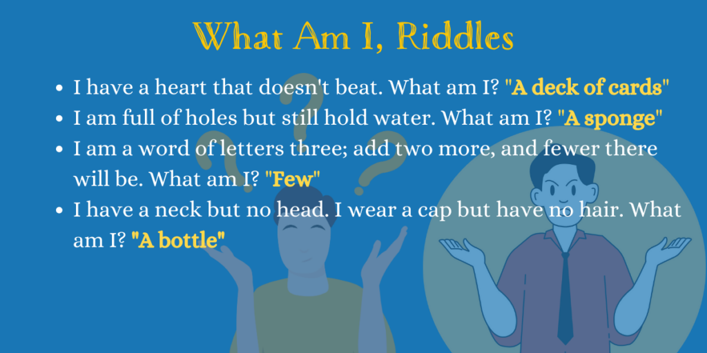 What Am I, Riddles