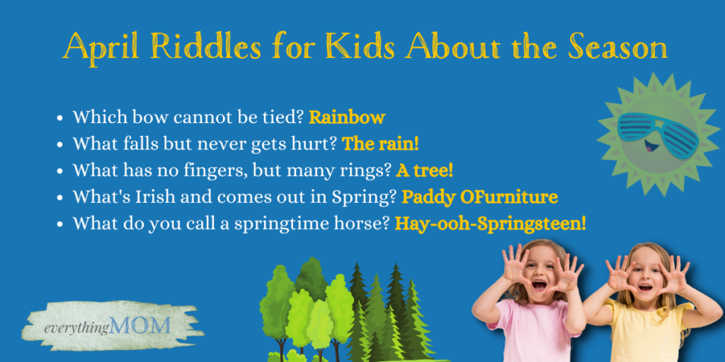 April Riddles for Kids About the Season