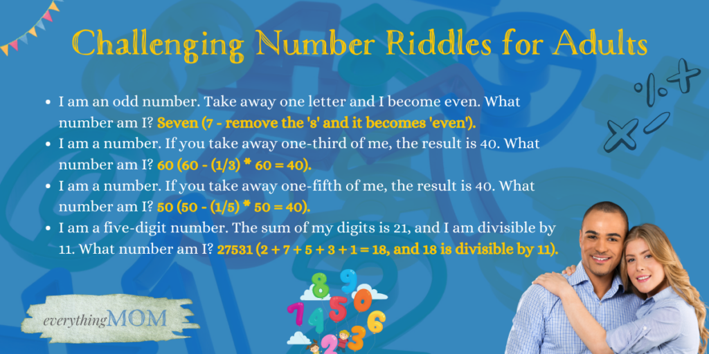Challenging Number Riddles for Adults