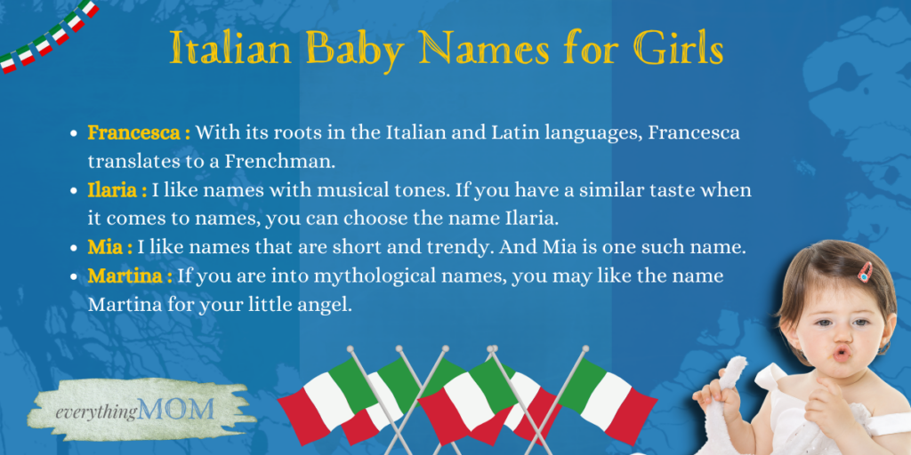 Italian Baby Names for Girls