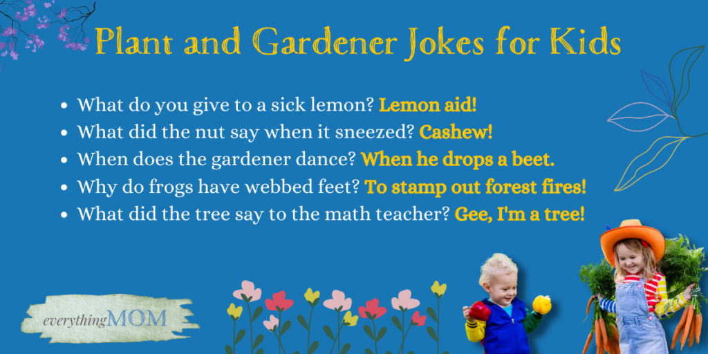 Plant and Gardener Jokes for Kids