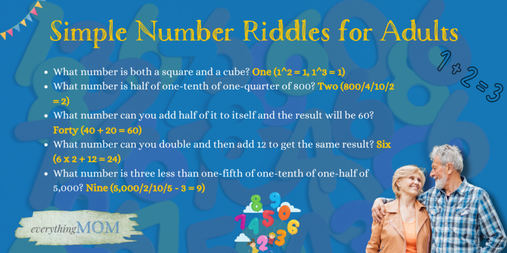 Simple Number Riddles for Adults