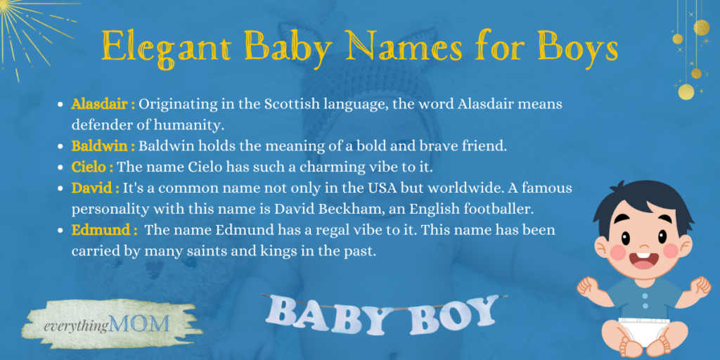 Elegant Baby Names for Boys